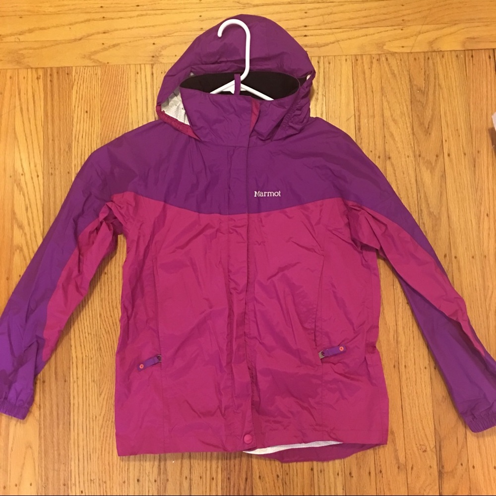 Purple and Pink Marmot Raincoat